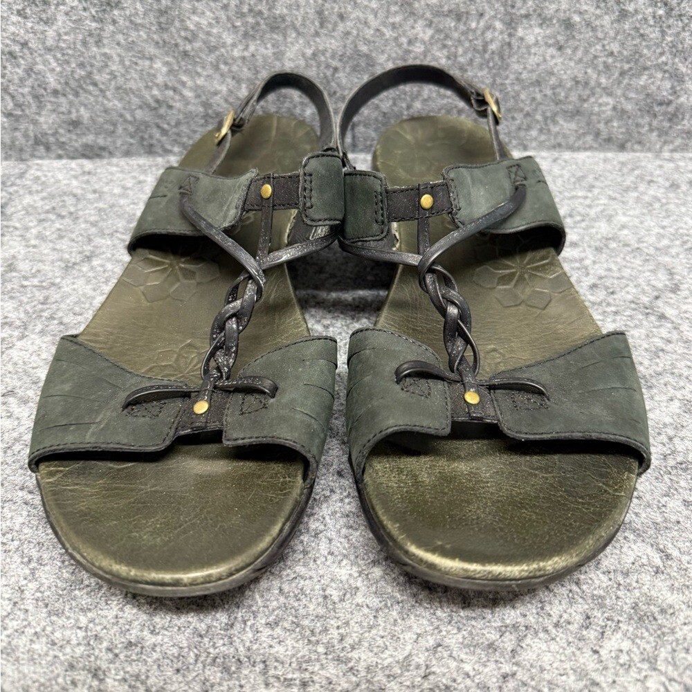 MERRELL scarpe sandali neri intrecciati con cinturino donna taglia 8