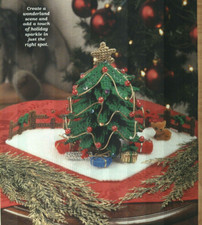 OUTDOOR CHRISTMAS TREE CENTERPIECE PLASTIC CANVAS PATTERN INSTRUCTIONS