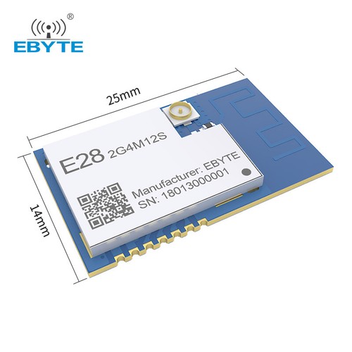 EBYTE 2,4 GHz RoHS 2.0 SX1280 LoRa modulo ricetrasmettitore wireless RF Bluetooth SPI - Foto 2 di 8