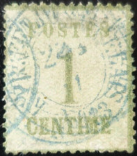 Signed Calves - K.Pr. Feldpost Relais N�63 Blue On Alsace Lorraine N�1 Not Coted