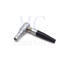 FHG 00B 2 3 4 5 Pin M07 Type ARRI/RED Time Code Connector 90 Degree Elbow Camera