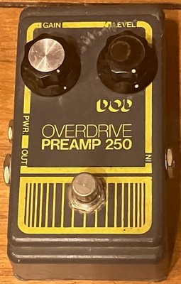 1977 DOD Digitech 250 Overdrive Preamp Original Gray Rare Vintage Guitar Pedal