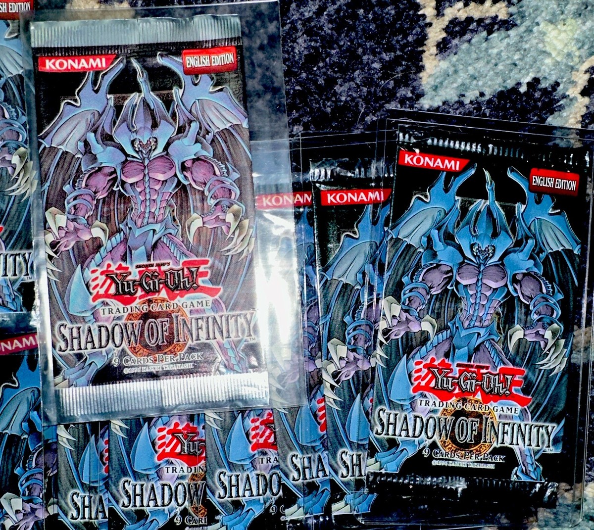 Yu-Gi-Oh! Shadow Of Infinity WRAPPER Pack With Clear Protective Cover NO  CARDS