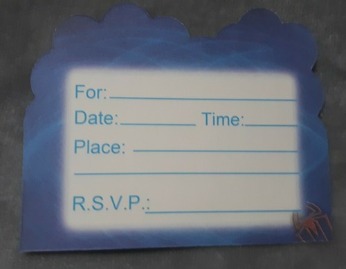 Marvel's The Amazing Spider-Man 18 Fiesta de cumpleaños invitaciones estilo postal - Imagen 3 de 4