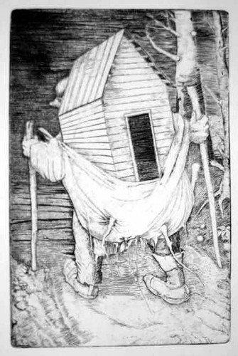 "Song of the Line" poetry by Jack G. Gilbert and engravings by Henryk Fantazos - Picture 6 of 6