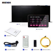 SHEHDS DMX Controller Recorder 2048 With Light Control Panel Control Remote