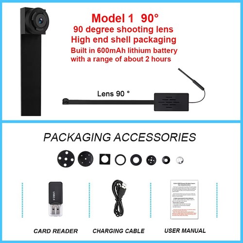 Mini Wireless Screw Camera Wifi IP Home Security 1080P Night Vision Video Cam - Picture 19 of 29
