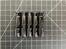 10 Pack Single 1/4 Inch Hole Spring Loaded Cylindrical Cord Lock USA MADE