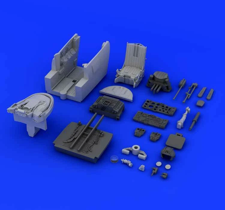 Eduard Brassin MiG-29 Pozzetto Academy Correct Datails 1:48 Seat Interior Ätz - Immagine 3 di 3