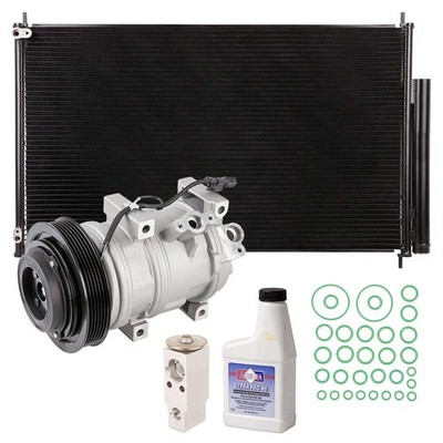 For Honda Pilot 2009-2015 A/C Kit w/ AC Compressor Condenser & Drier TCP