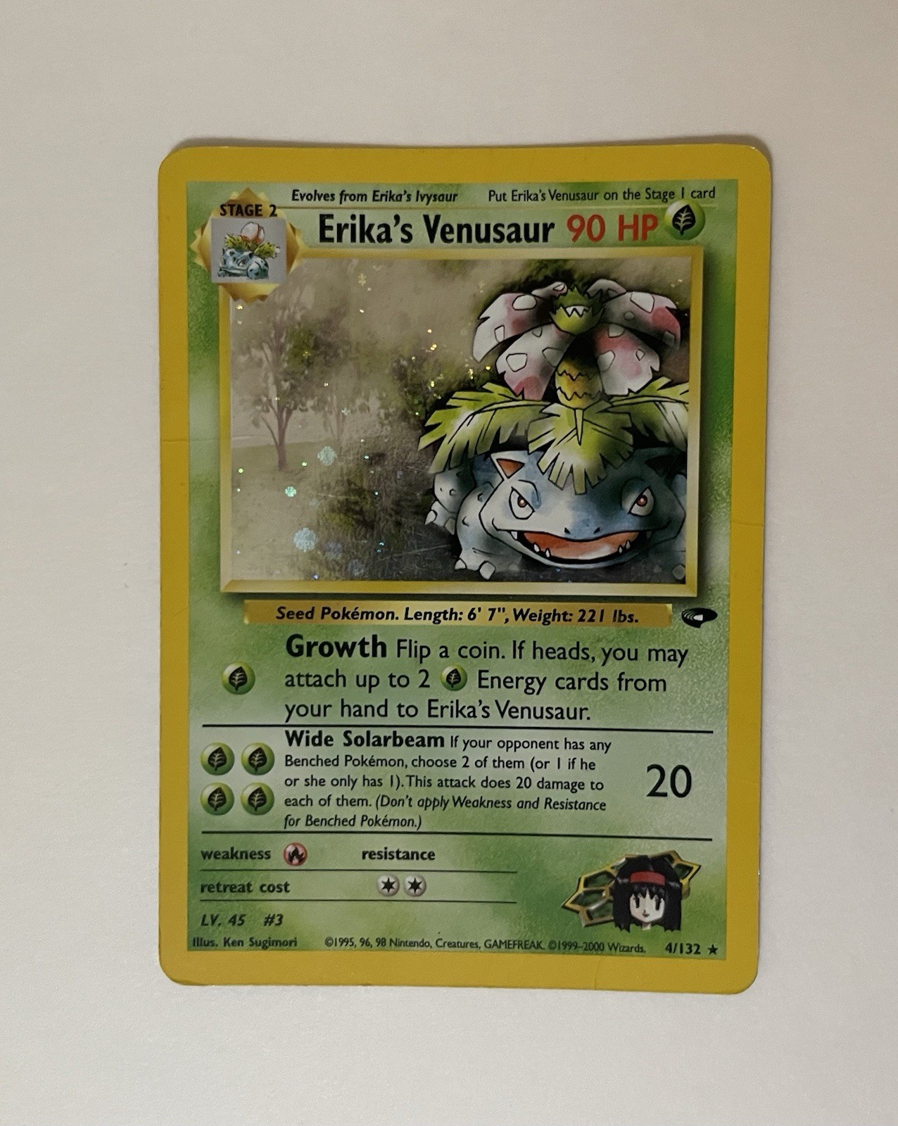 Pokémon 2000 Erika’s Venusaur Gym Challenge 4/132 Holofoil Unlimited - TCG Card