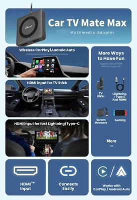 ottocast Car TV Mate MAX 最安値‼️ Amazon.com: Ottocast Car TV Mate Max - 2025 Fire TV Stick