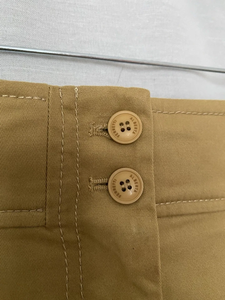 Falda midi camel Alberta Ferretti - Diseñadora. AU 8 / IT 40. Excelente Estado Foto 3 de 4