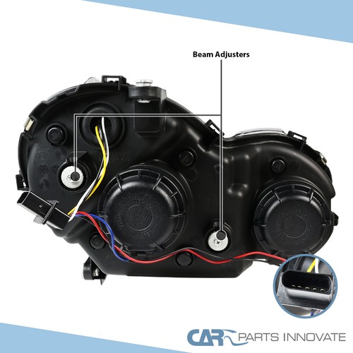 Fits 2001-2007 Mercedes Benz W203 C230 C240 LED Strip Projector Headlights Lamps - Picture 11 of 12