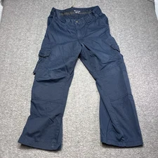 511 Tactical EMS Pants Men 34x32 Navy Blue Cargo Ripstop Regular Fit 74310 Tech