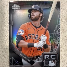 Topps 2026 Chrome Black Jacob Melton Rookie #43 Houston Astros Rookie Variation 