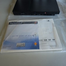 Sony PlayStation 2 Slim PS2 Console SCPH-75001 & Controller - Mismatched Box