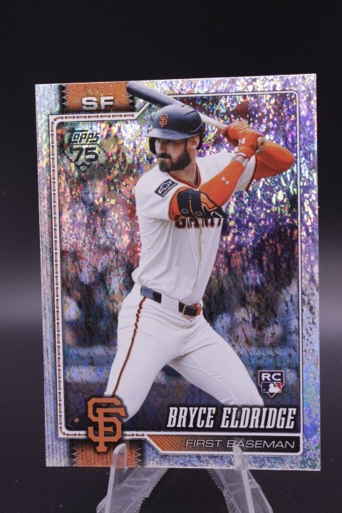 2026 Topps Series 2 Bryce Eldridge RC Silver Holo Foil #406 San Francisco Giants