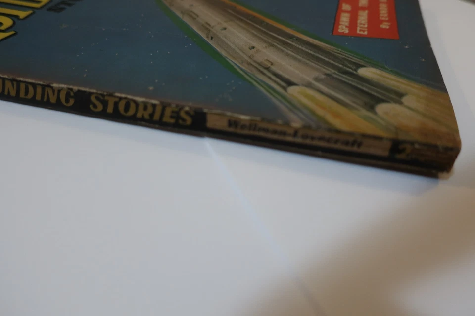 Revista Pulp Astounding Stories abril 1936 - Mountains of Madness HP Lovecraft - Imagem 3 de 4