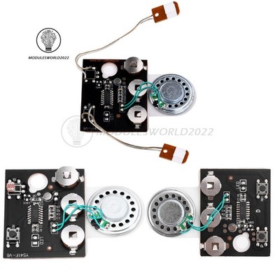 1~100PCS 30S Greeting Card DIY Recordable Voice Music Box Sound Module