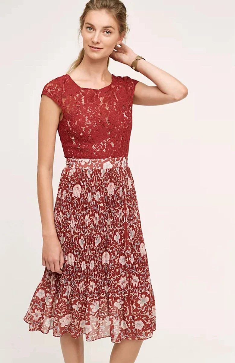 tracy reese red lace dress Tracy Reese Women's Red for sale