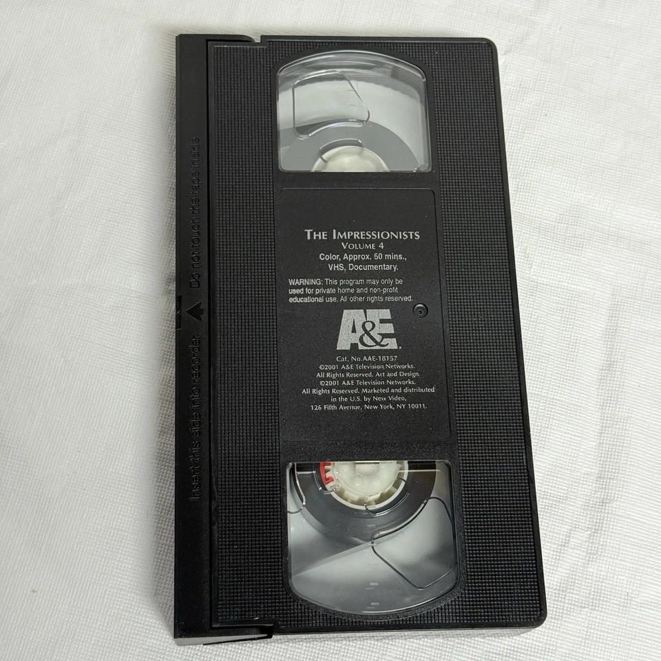 The Impressionists A&E Art Documentary 4 VHS Box Set Renoir Monet Degas Pissarro - Image 4 of 4