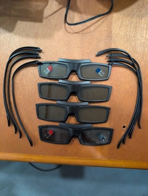 Samsung SSG-5150GB 3D Glasses 4 Bluetooth TV Watching Lenses Black 2011-2014