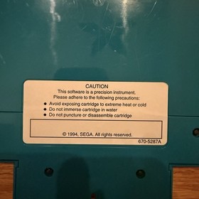 Sonic the Hedgehog's GameWorld (Sega Pico, 1994) Authentic Cartridge  UnTested