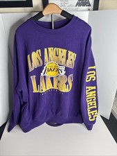 Vintage NBA Los Angeles Lakers Purple Crewneck Sweatshirt XL