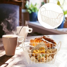 Wire Baskets for Storage with Handles Decorative Snack Organizer