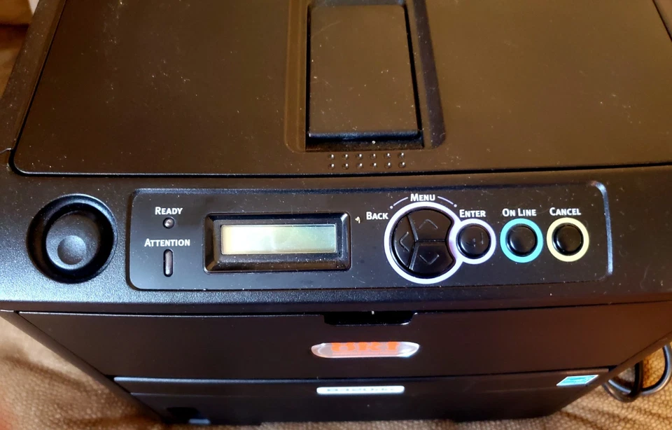 Impresora mono digital negra Oki Data B420dn IMPRESORA LÁSER funciona con cable de alimentación Foto 3 de 4