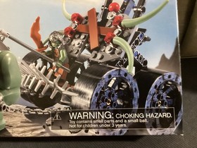 Lego Castle Troll Assault Wagon 7038 Blue Crown Knights cart siege 2008