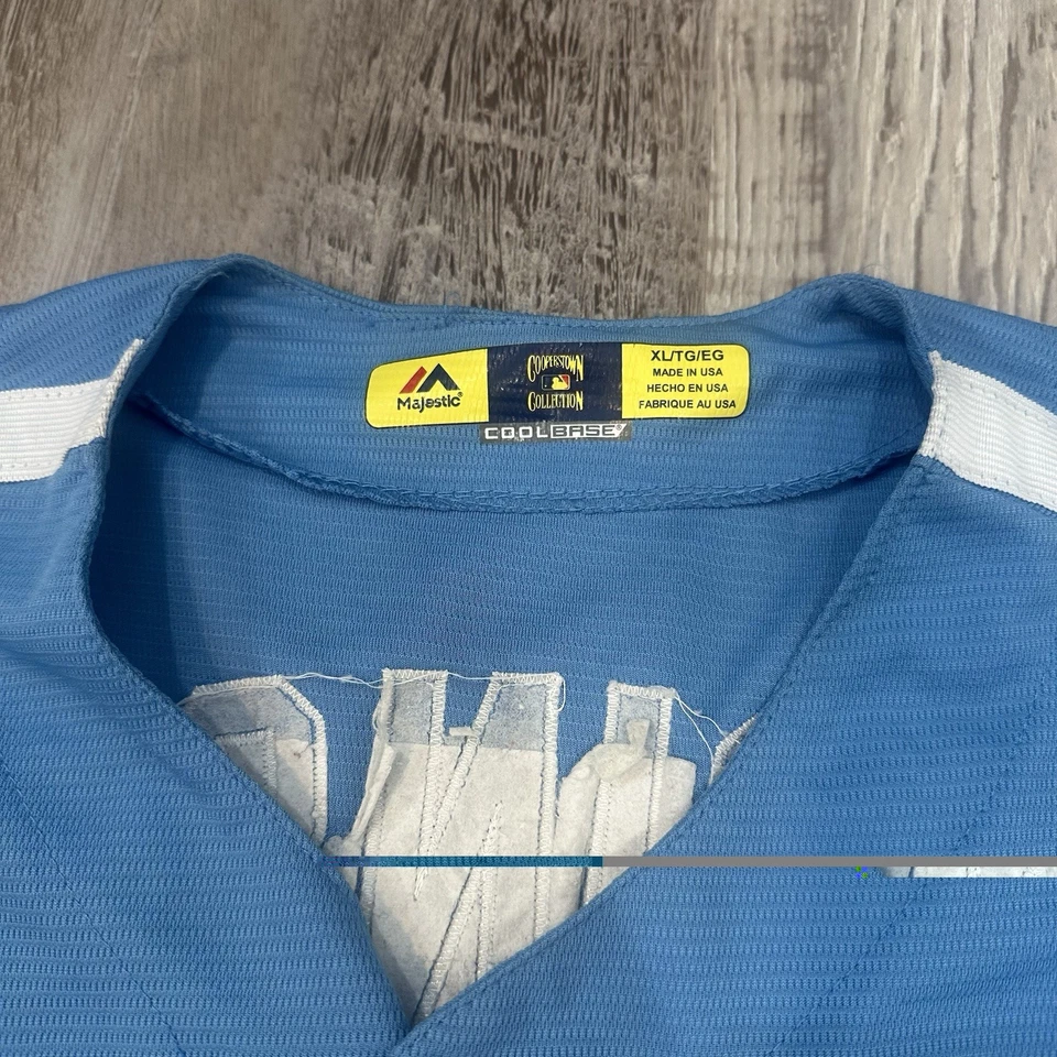 Brooklyn Dodgers Jackie Robinson 42 Majestic Cooperstown XL Jersey 50th 1997 - Image 4 of 4