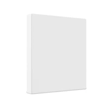 Staples Economy 1" 3-Ring View Binders White 24/Carton 23735/21684VS