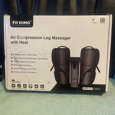 FIT KING Air Compression Leg Massager  W/Heat Improve Body Circulation FT-017A