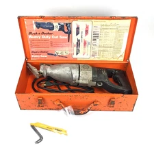 Black & Decker 3102-09 2-Speed Heavy Duty Reciprocating Cut Saw w/ Case vintage