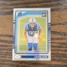 Panini Donruss Optic Holo Prizm Rated Rookie Laiatu Latu Colts #267 2024