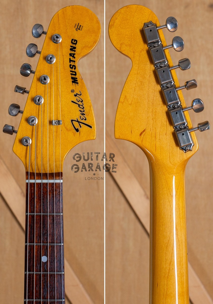 2002 Fender Japan Mustang Blue Competition Stripe - Kurt Cobain