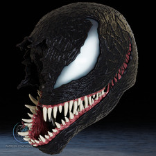 Venom Movie Half Mask, Superheroes, Cosplay Costume