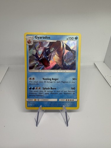 Pokémon Card - Gyarados (Holo Rare) - 33/147 - NM - Burning Shadows - Bild 1 von 2