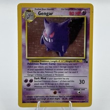 Gengar 5/62 Fossil Holo Rare Pokémon on eBay