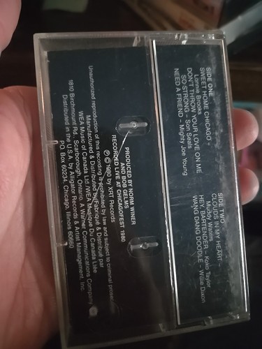 Blues Deluxe Various Artist (Cassette Tape, 1980, XRT Records) Muddy Waters - Bild 3 von 3
