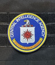 Central Intelligence Agency CIA USA Military Patch Tactical With Hook Loop