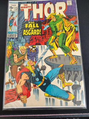 #ad Marvel Comics The Mighty Thor #175 1970 The Fall of Asgard Superheroes $14.00