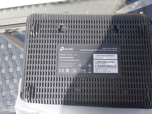 Routeur modem TP-LINK AC2100 Archer VR2100 VDSL/ADSL OneMesh - Noir - Photo 4/4