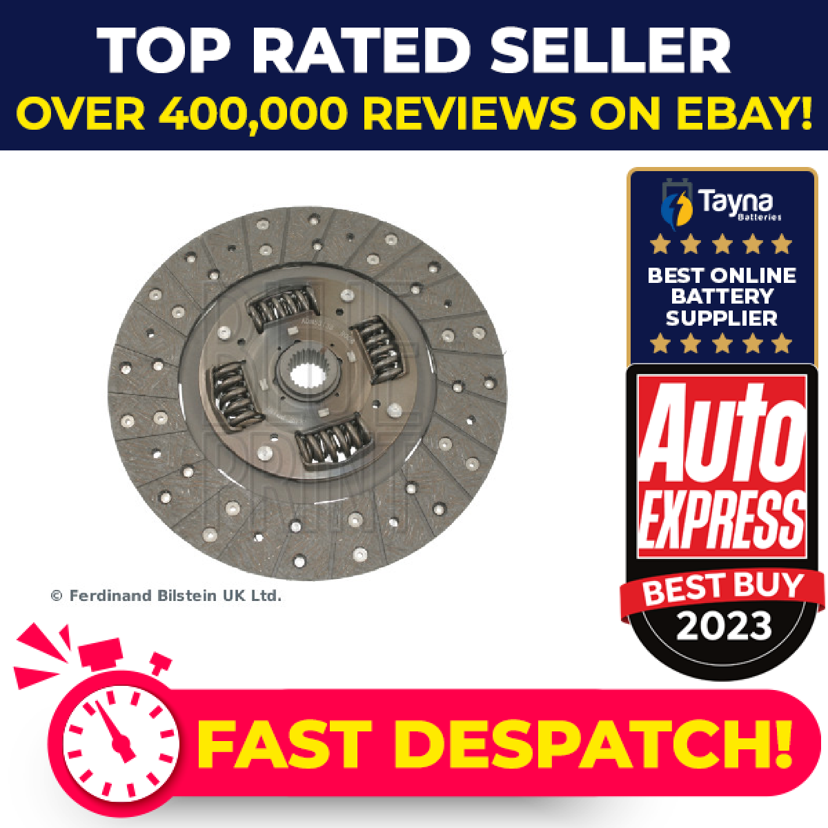 Clutch Centre Plate 250mm ADM53138 Blue Print Friction 4403256 WLA216460A New