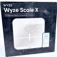 Wyze Scale X Smart Body Scale With Built In Bluetooth Model: WSCALX-W