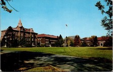 Purdue University Lafayette Indiana Oval John Purdue Grave Campus Postcard