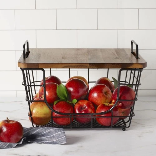 Gourmet Basics by Mikasa Madam Metal Basket