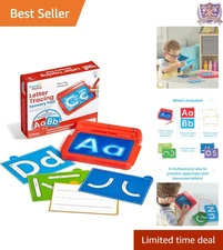 Letter Tracing Sensory Pad Reusable Kids Learning Toy for Handwriting Practice